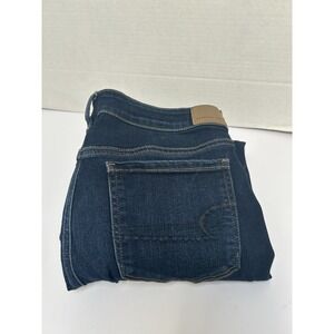 American Eagle Hi-Rise Next Level Stretch Denim Jean Jegging Dark Wash Size 16